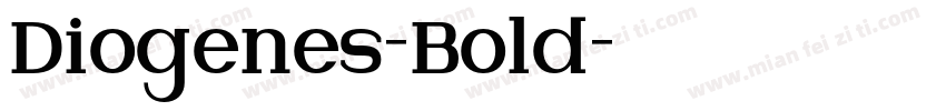 Diogenes-Bold字体转换
