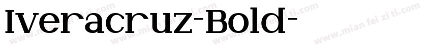 Iveracruz-Bold字体转换