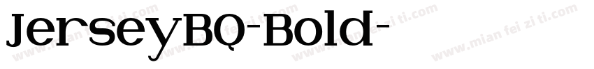 JerseyBQ-Bold字体转换