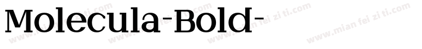Molecula-Bold字体转换