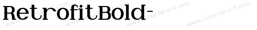 RetrofitBold字体转换
