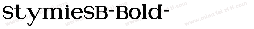 StymieSB-Bold字体转换