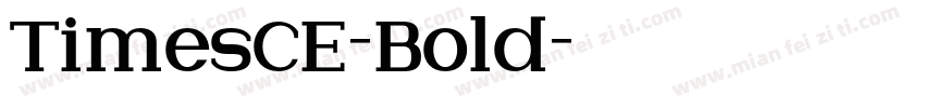 TimesCE-Bold字体转换