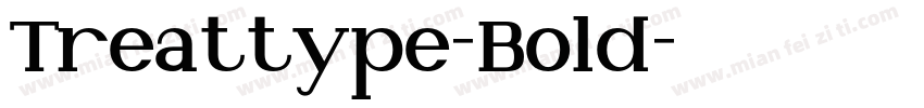 Treattype-Bold字体转换