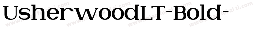 UsherwoodLT-Bold字体转换