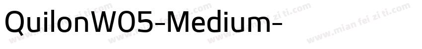 QuilonW05-Medium字体转换