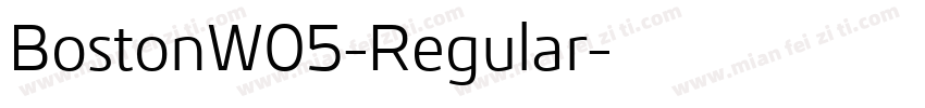 BostonW05-Regular字体转换