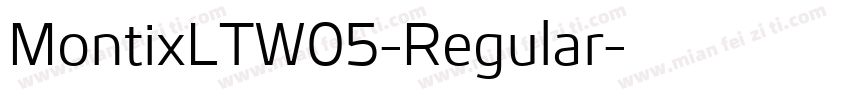 MontixLTW05-Regular字体转换