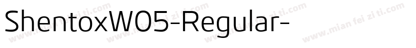 ShentoxW05-Regular字体转换
