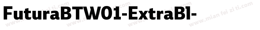 FuturaBTW01-ExtraBl字体转换