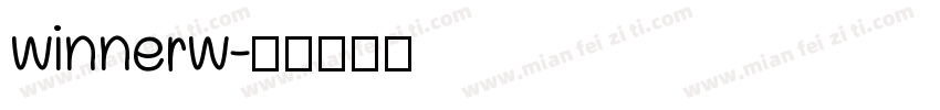 winnerw字体转换