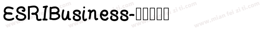 ESRIBusiness字体转换