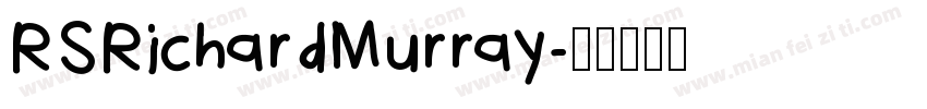 RSRichardMurray字体转换