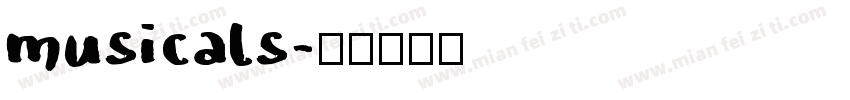 musicals字体转换
