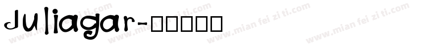 Juliagar字体转换