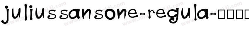 juliussansone-regula字体转换