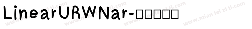 LinearURWNar字体转换