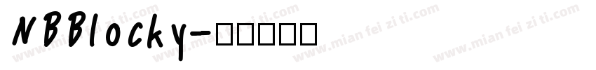 NBBlocky字体转换
