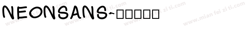 NEONSANS字体转换