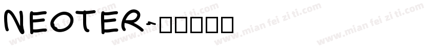 NEOTER字体转换