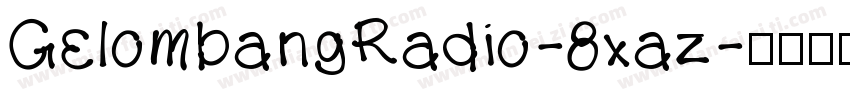 GelombangRadio-8xaz字体转换