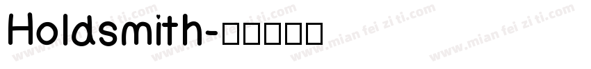 Holdsmith字体转换
