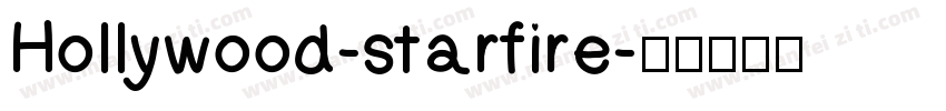 Hollywood-starfire字体转换