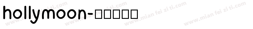 hollymoon字体转换