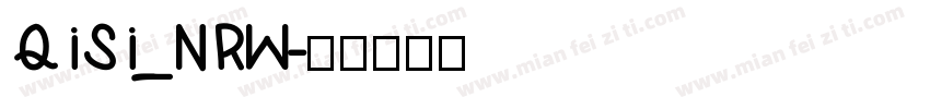 QiSi_NRW字体转换
