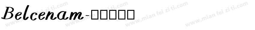 Belcenam字体转换