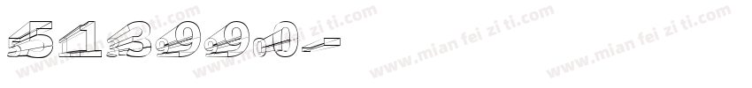 513990字体转换