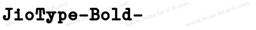 JioType-Bold字体转换