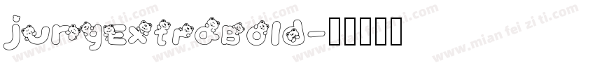 jungExtraBold字体转换