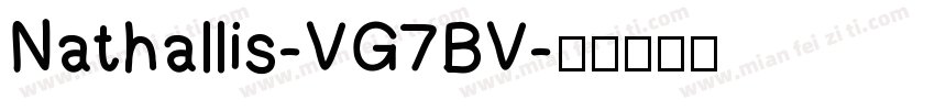 Nathallis-VG7BV字体转换