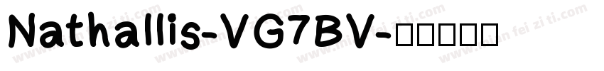 Nathallis-VG7BV字体转换