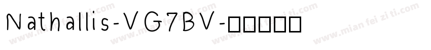 Nathallis-VG7BV字体转换