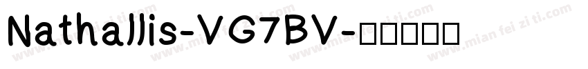 Nathallis-VG7BV字体转换