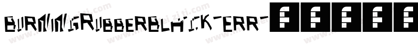 BurningRubberBlack-Err字体转换
