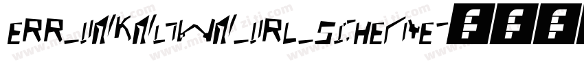 ERR_UNKNOWN_URL_SCHEME字体转换