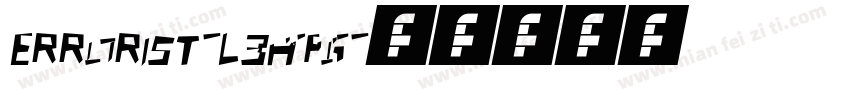 Errorist-L3apg字体转换