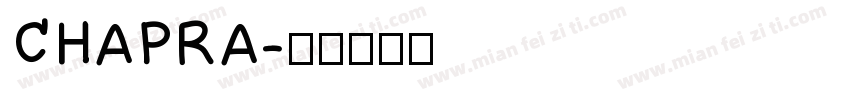 CHAPRA字体转换