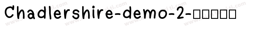 Chadlershire-demo-2字体转换