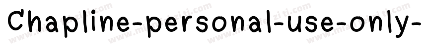 Chapline-personal-use-only-2字体转换