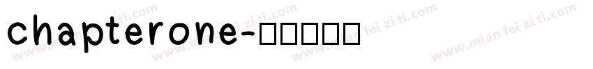 chapterone字体转换