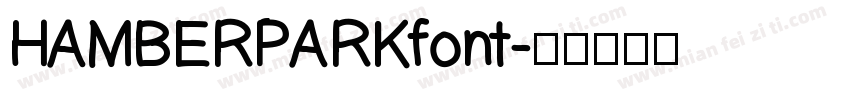 HAMBERPARKfont字体转换