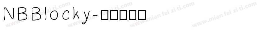 NBBlocky字体转换