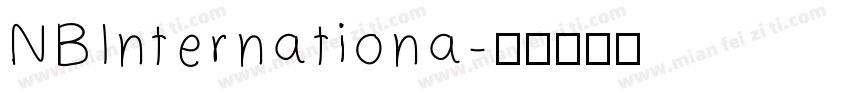 NBInternationa字体转换