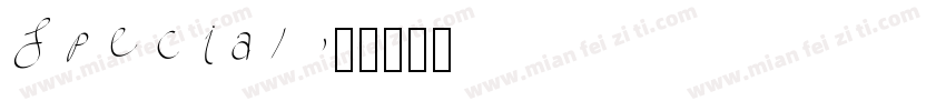 Special字体转换