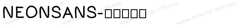 NEONSANS字体转换
