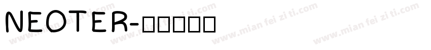 NEOTER字体转换